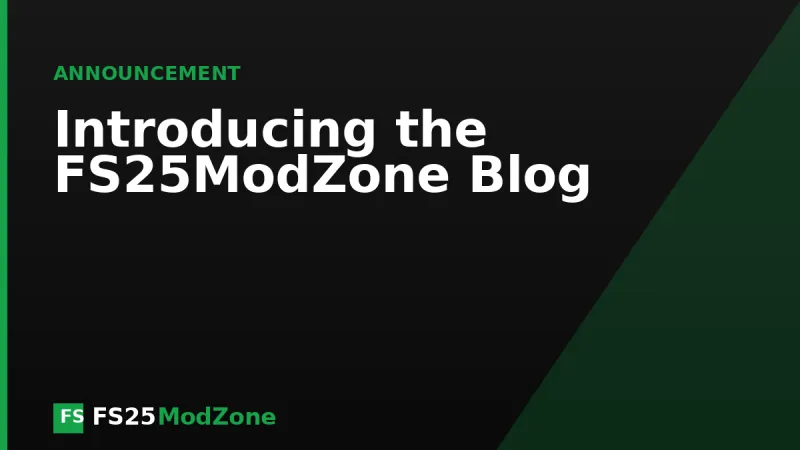 Introducing the FS25ModZone Blog