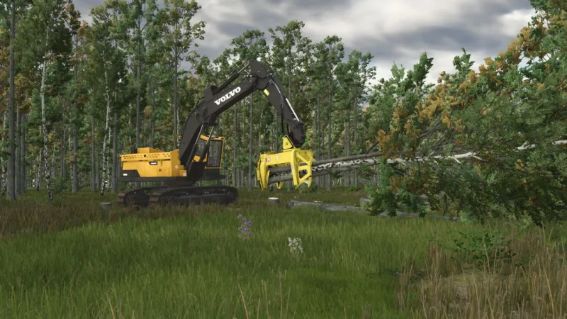 John Deere - FD 55 Fellerbuncher Head FS25