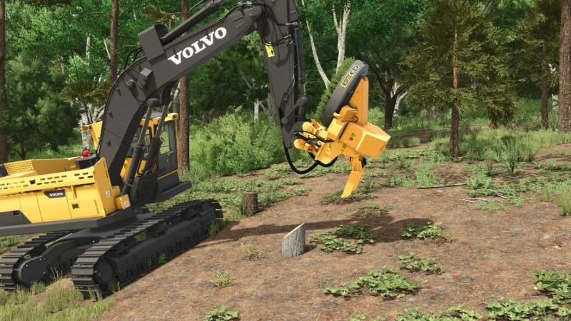 Tree Planter And Forestry Shredder FS25