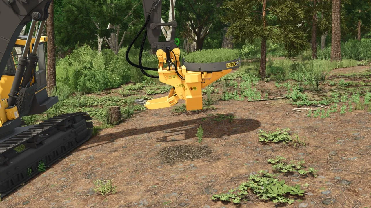 Tree Planter And Forestry Shredder FS25