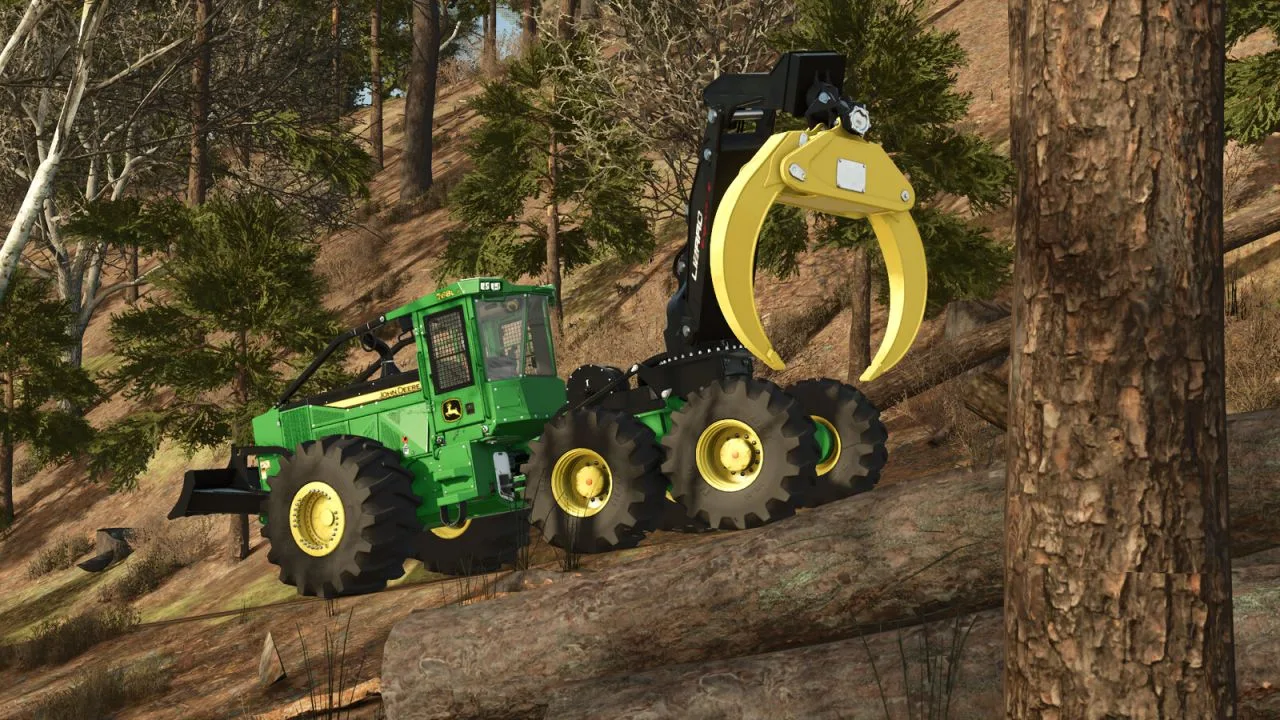John Deere 768L-II SwingBoom FS25