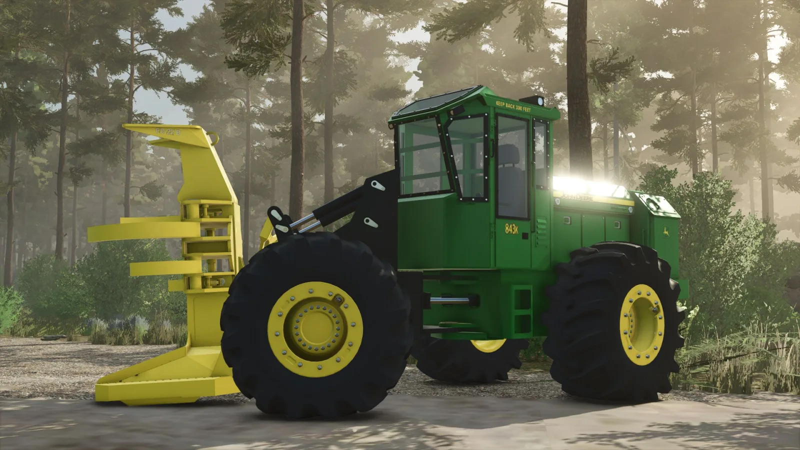 John Deere 843K FS25