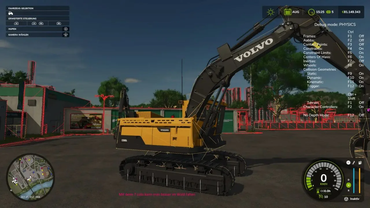 Volvo EC250DL (More Colisions) FS25
