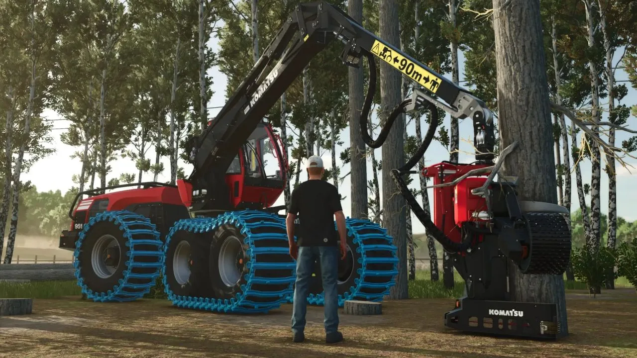 Komatsu 951 (90cm max tree size) FS25