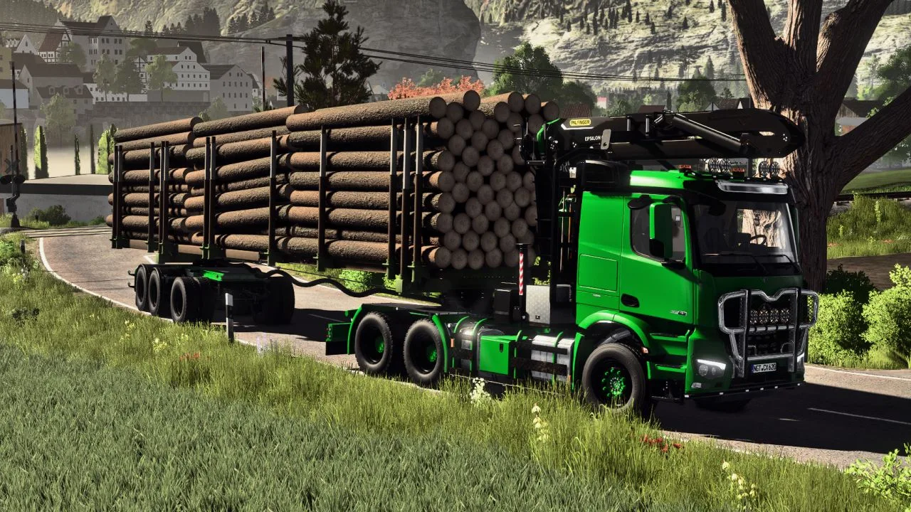 Wood trailer pack FS25