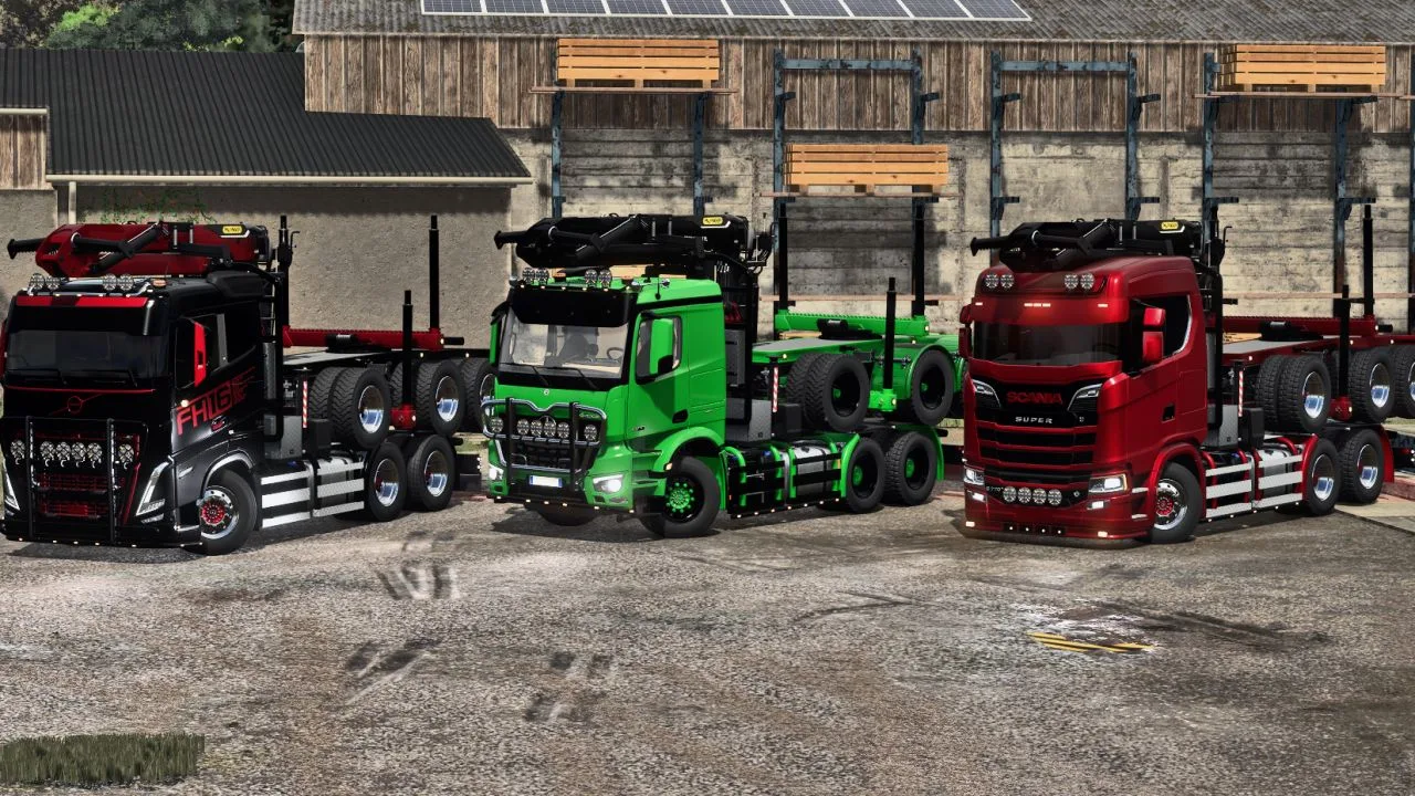 Wood trailer pack FS25