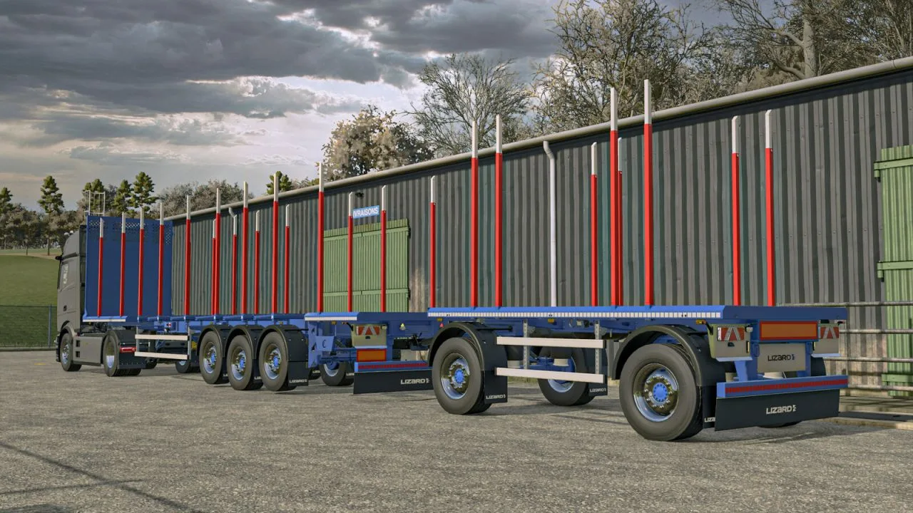 Lizard Timber Trailer Pack FS25
