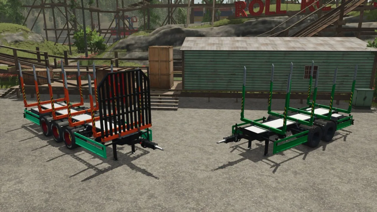 Lizard Short Wood Trailer Pack FS25