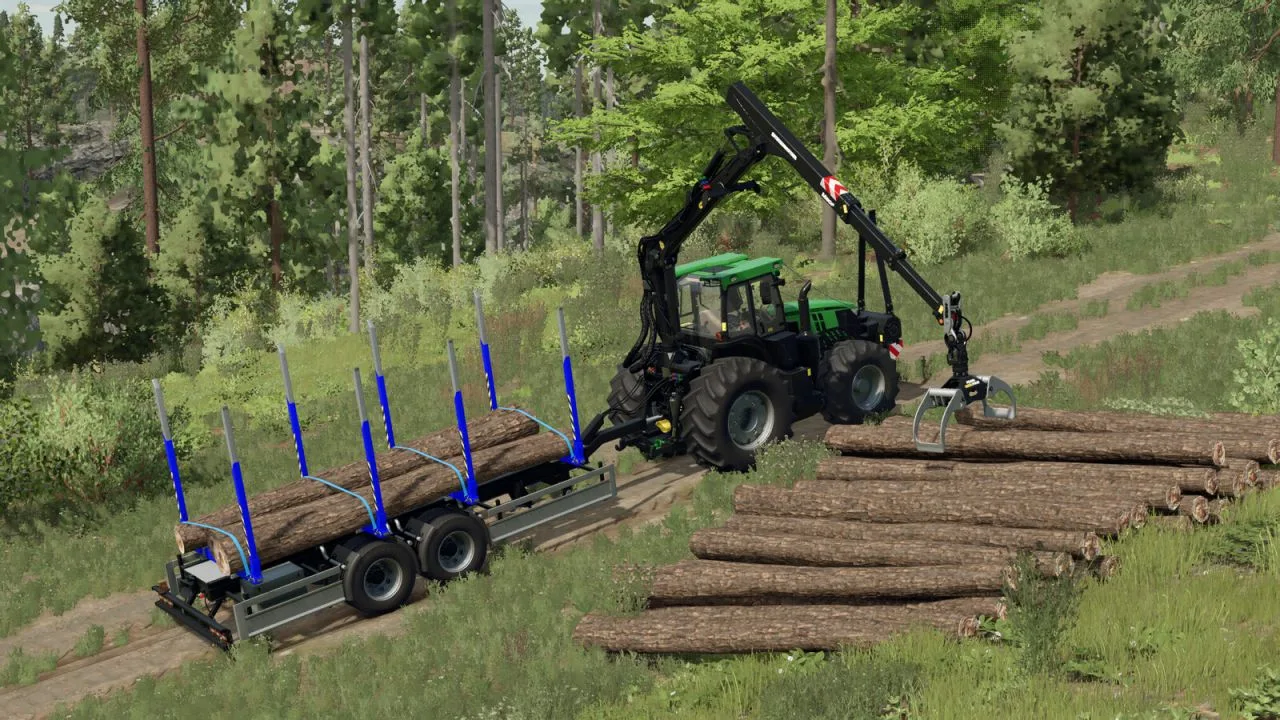 Lizard Short Wood Trailer Pack FS25