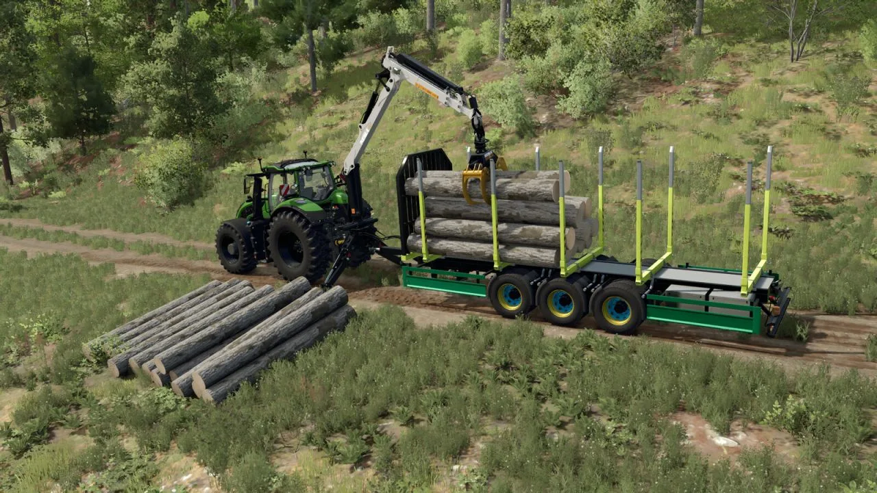 Lizard Short Wood Trailer Pack FS25