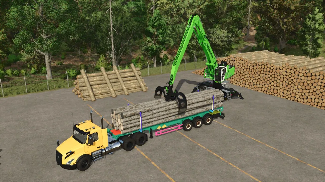Schwarzmueller Timber Semitrailer WOP FS25