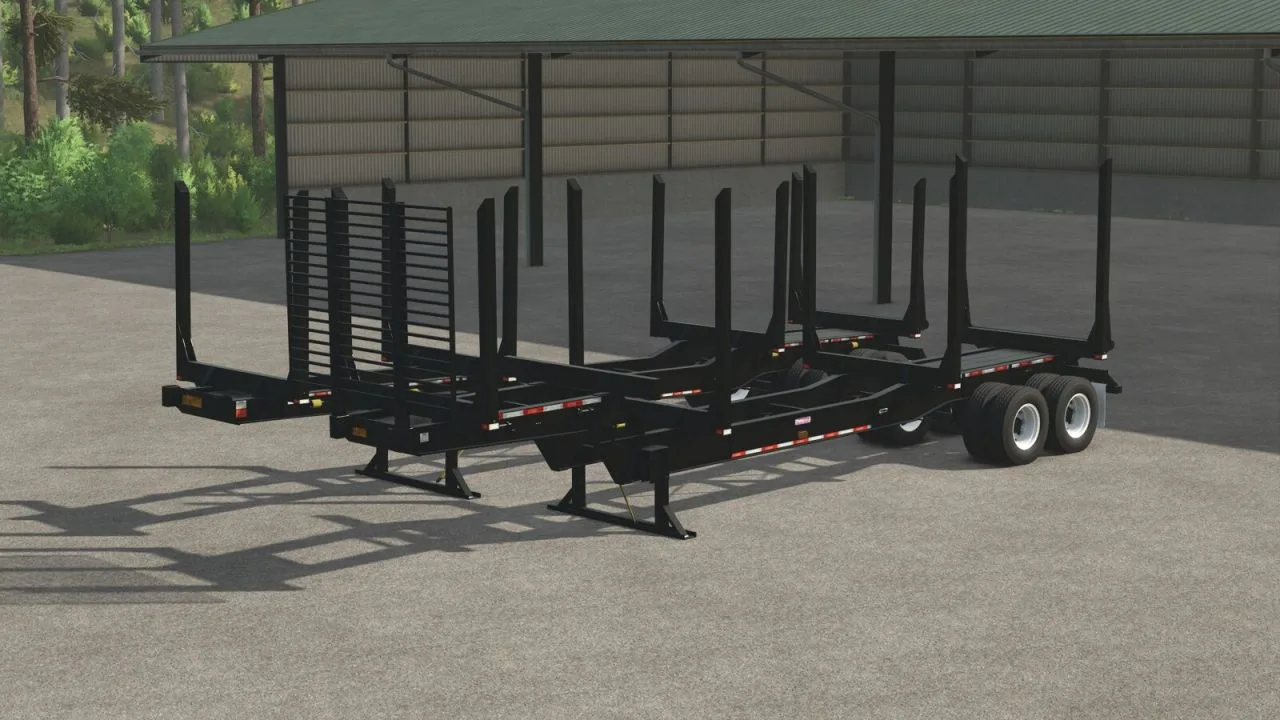 Pitts Log Trailer Pack FS25