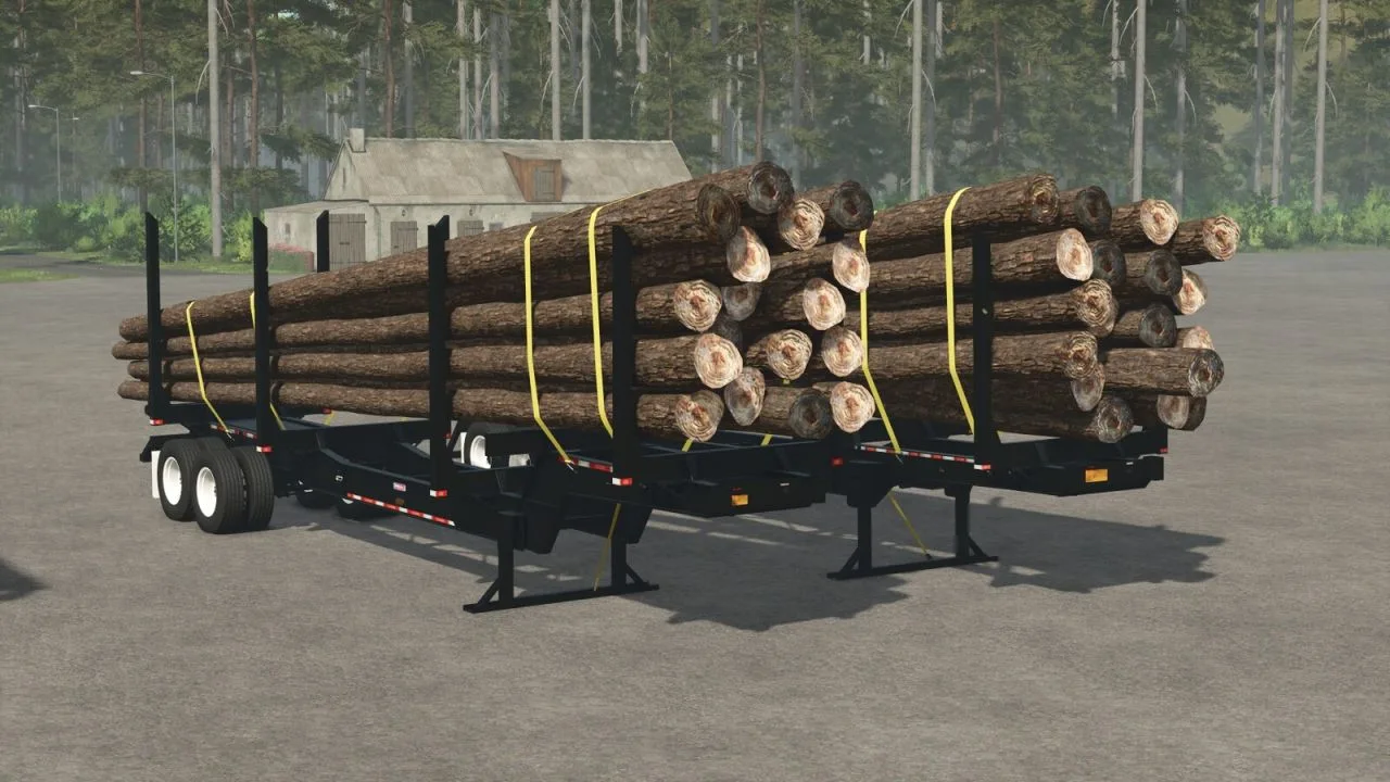 Pitts Log Trailer Pack FS25