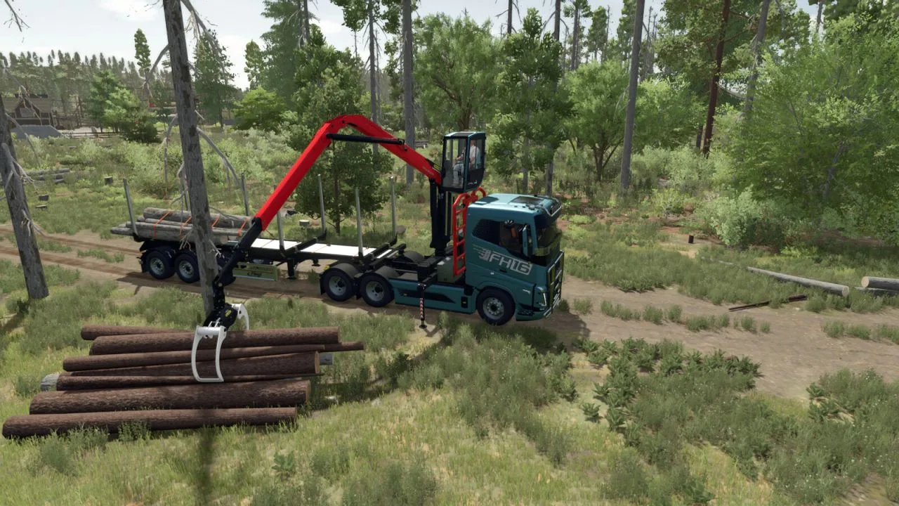 Palfinger Universal L-Crane Pack FS25
