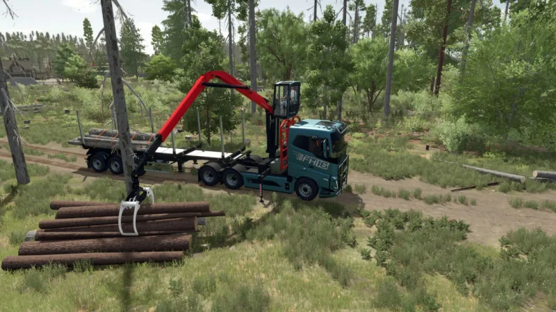 Palfinger Universal L-Crane Pack FS25
