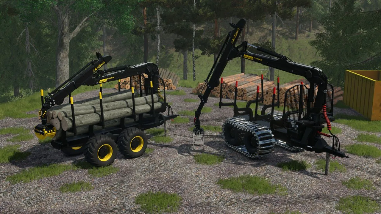 Ponsse Forwarder Trailer FS25
