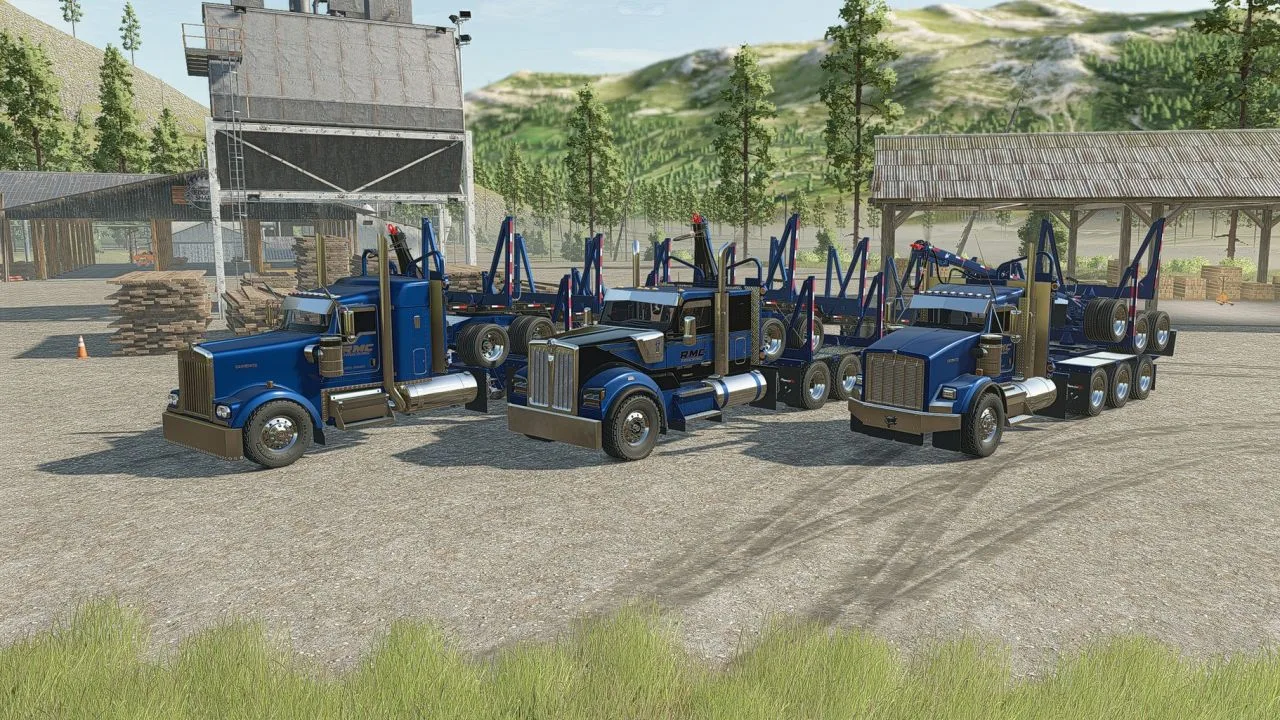 Log Pole Trailer Pack FS25