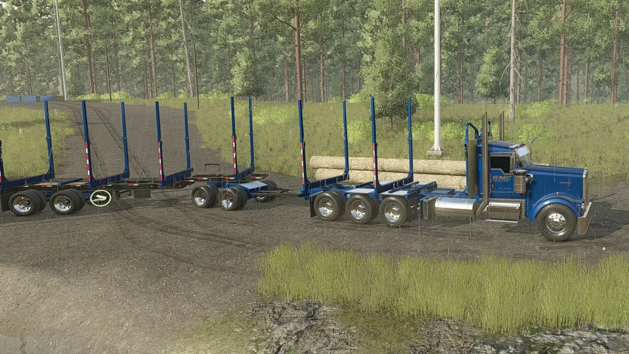 Log Pole Trailer Pack FS25