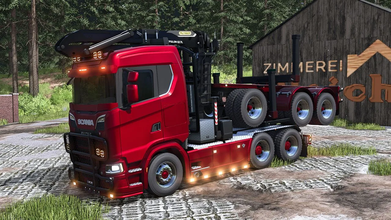 Truck Wood Trailers Pack FS25