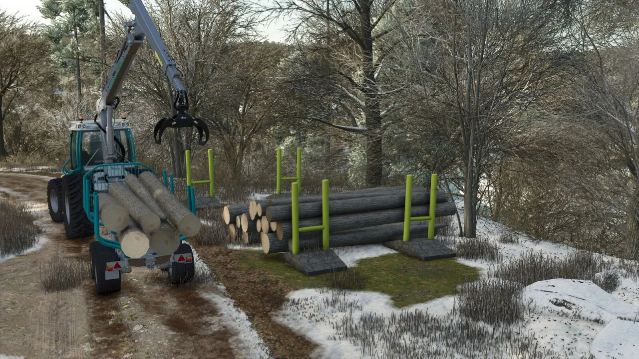 Mobile Wood Storage FS25