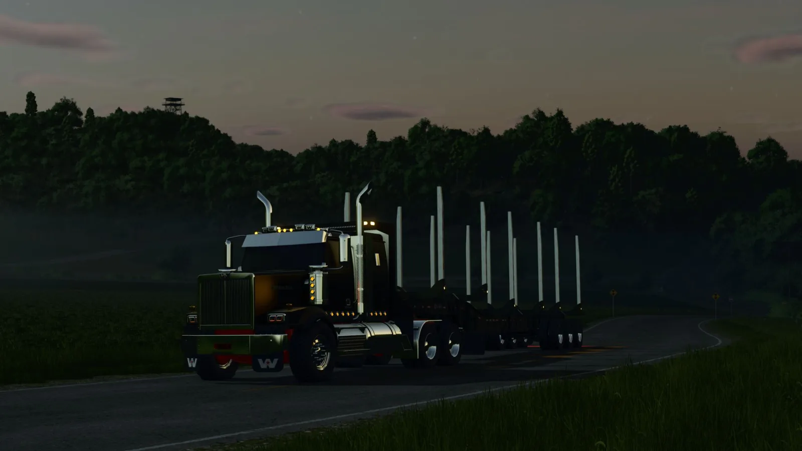 BWS Log Trailer FS25