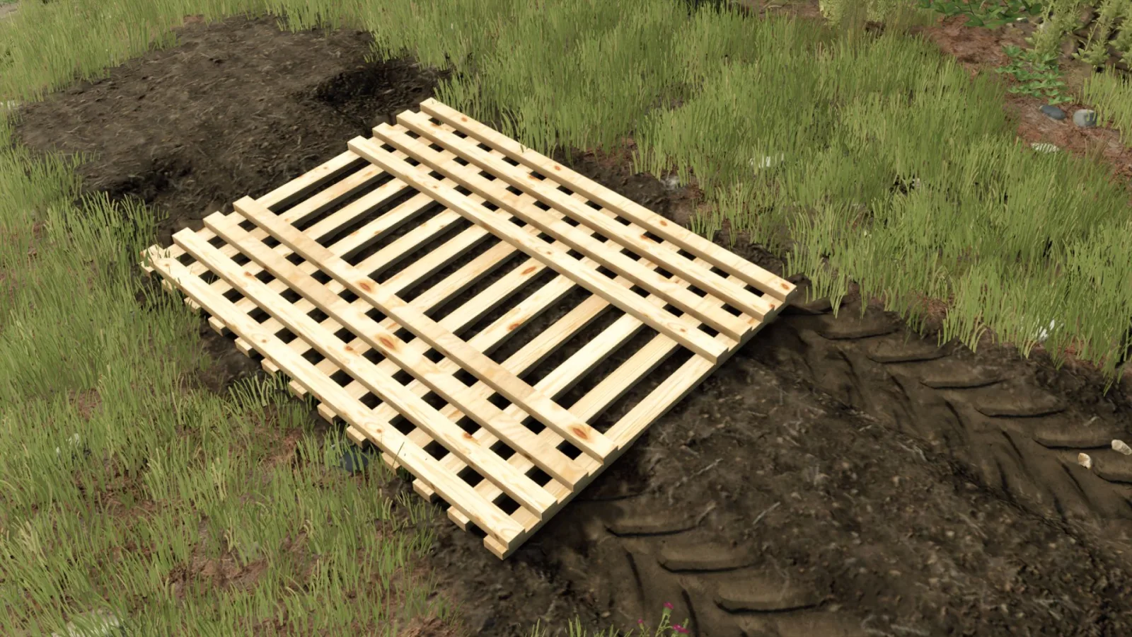 Wooden Ground Mat FS25