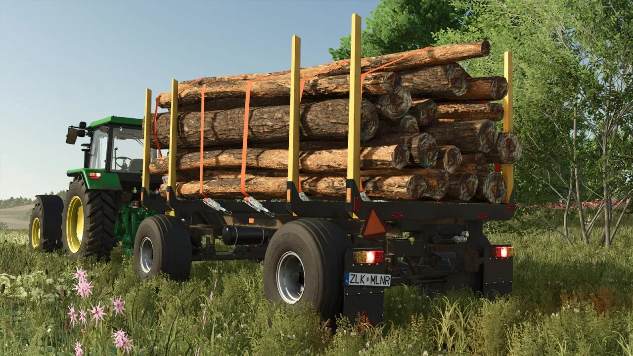 HW80 Wood Trailer FS25