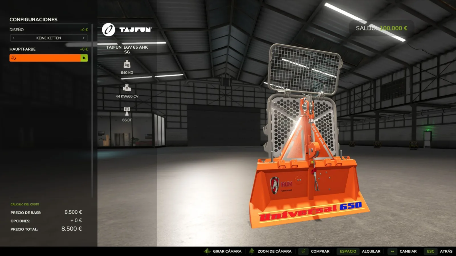 TAJFUN EGV 65 RO FS25