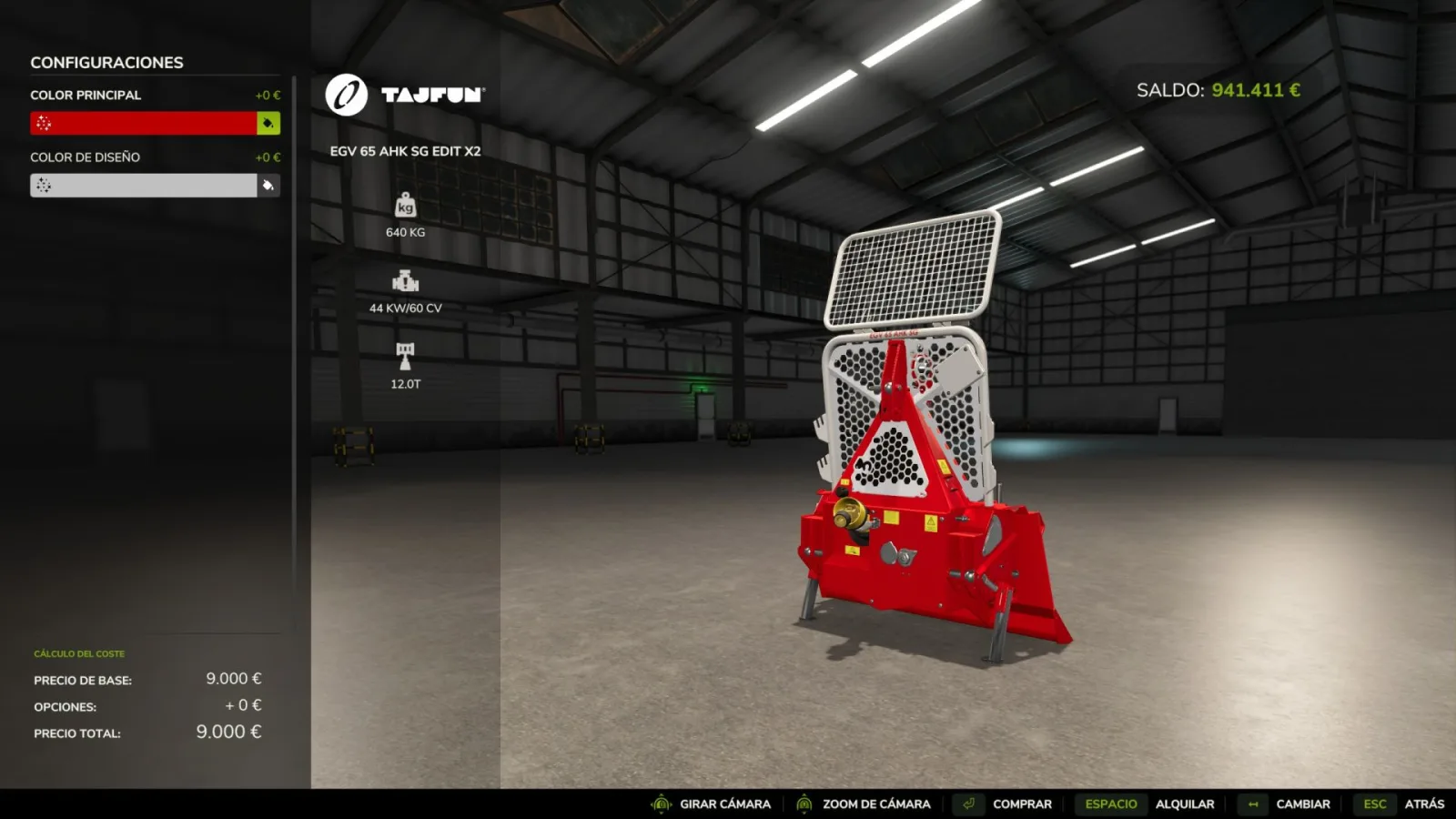 Tajfun EGV65AHKSG Edit FS25