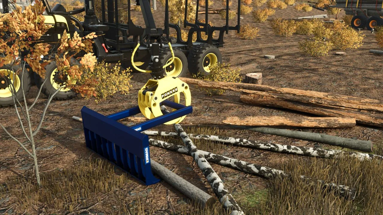 Kirmag Tree Waste Rake FS25
