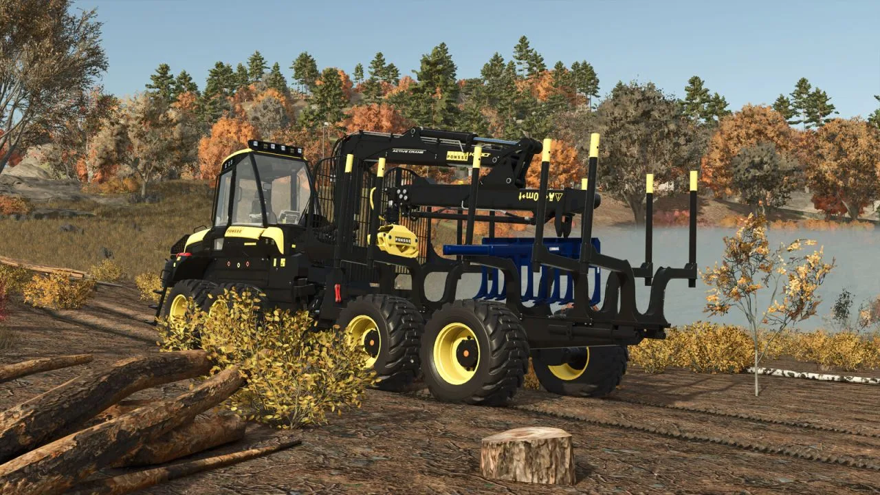 Kirmag Tree Waste Rake FS25