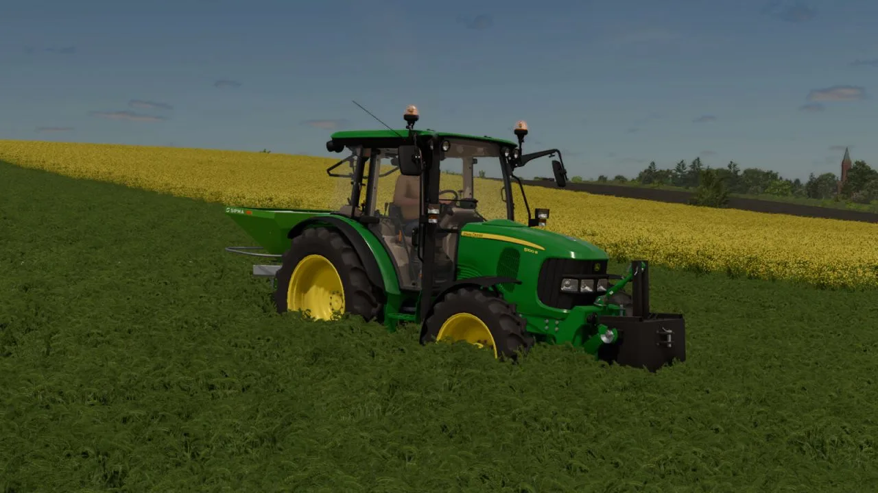 John Deere 5R + 583 FS25