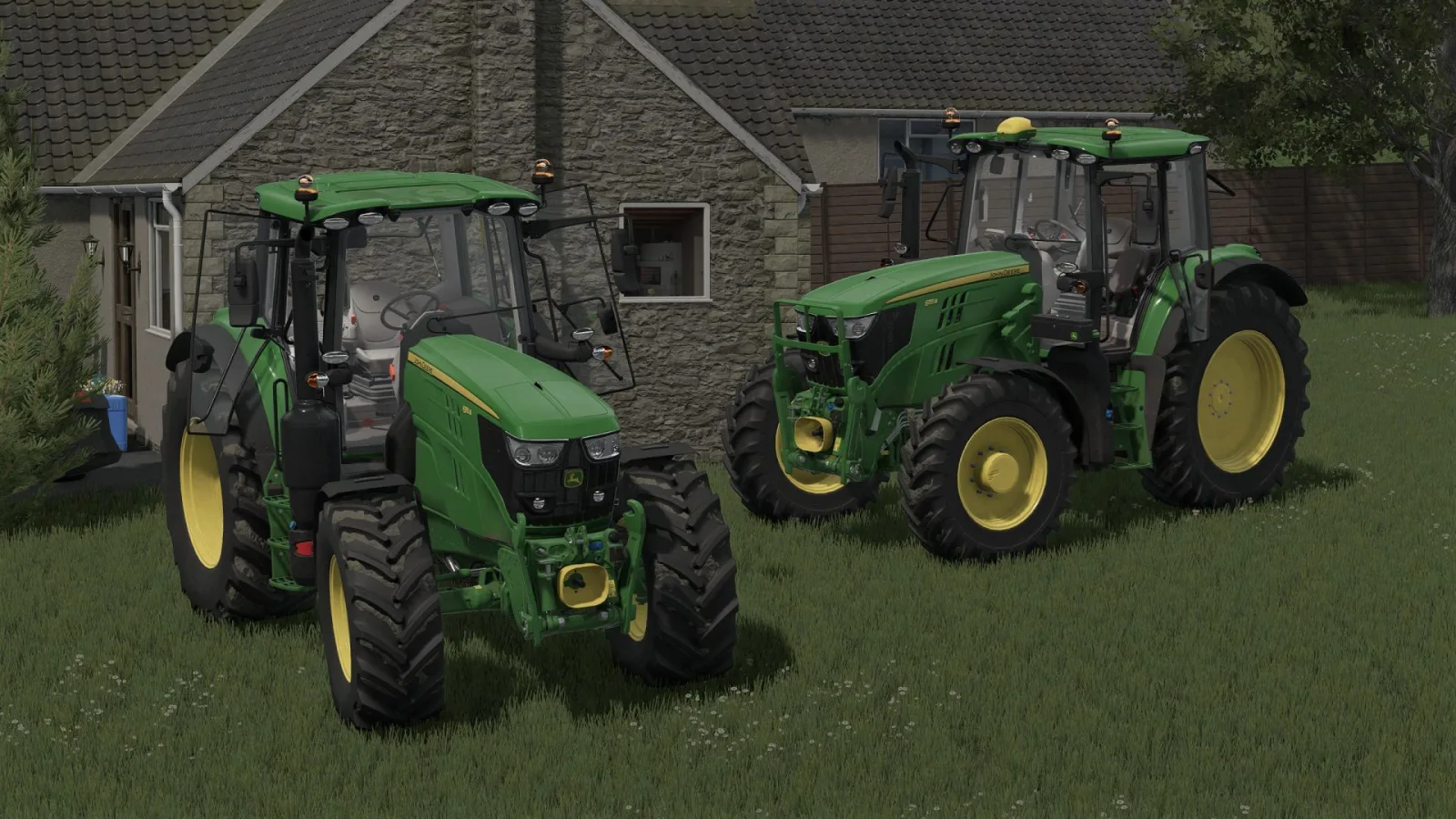 John Deere 6M FS25