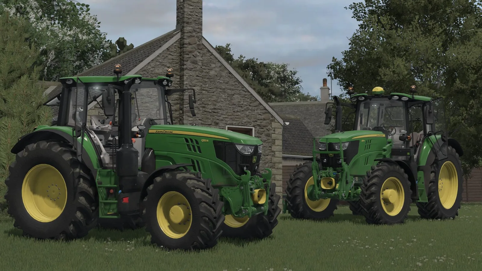 John Deere 6M FS25