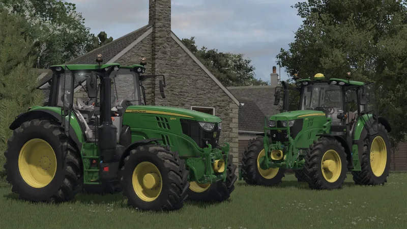 John Deere 6M FS25