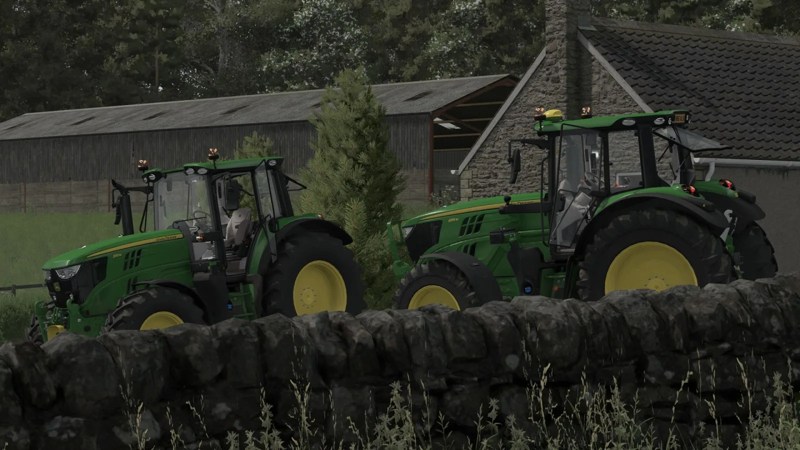 John Deere 6M FS25