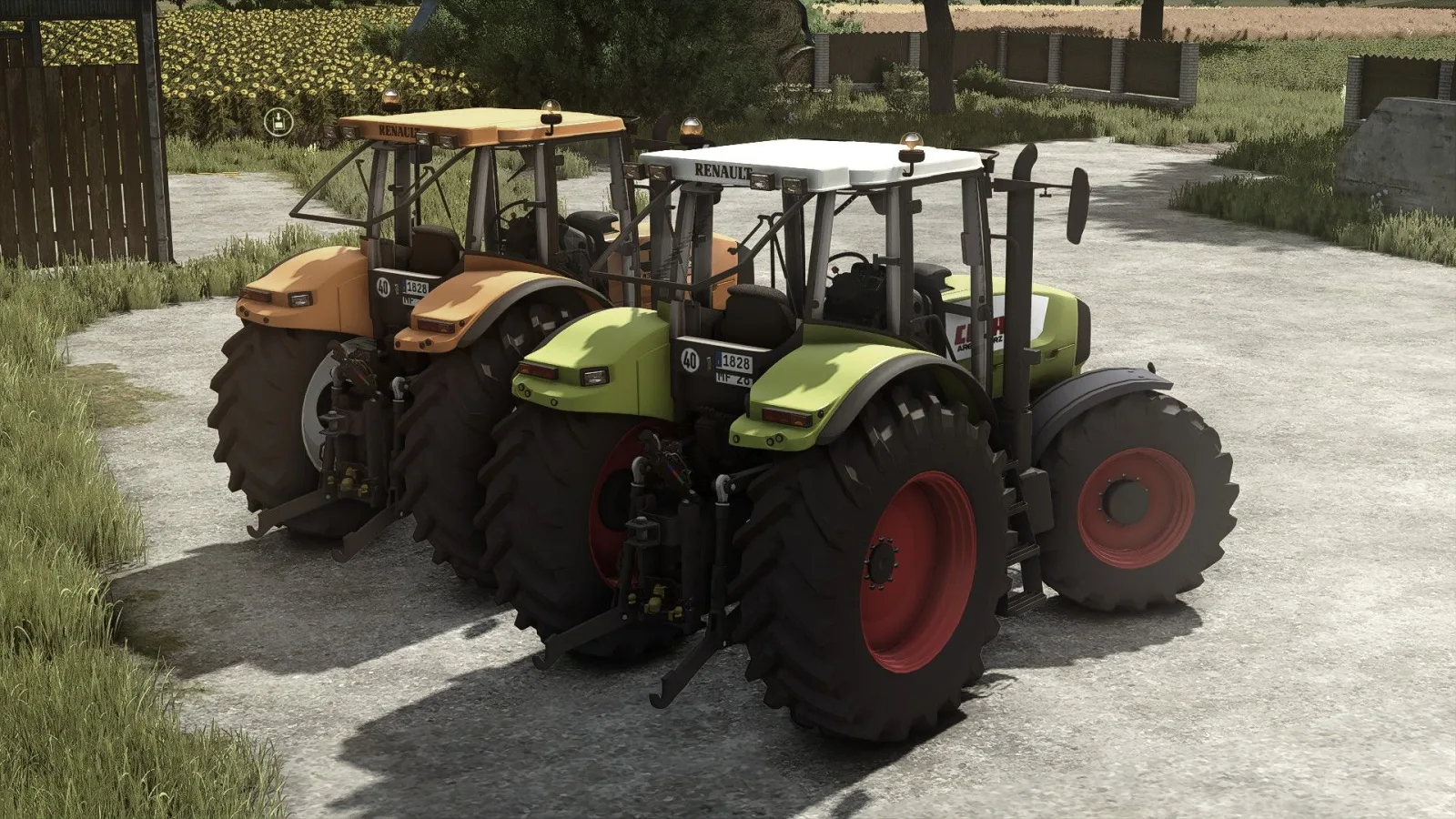 CLAAS / Renault Ares 836 RZ FS25