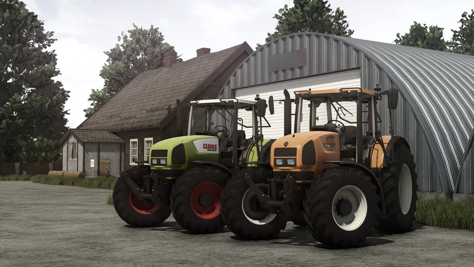 CLAAS / Renault Ares 836 RZ (Rust Edition) FS25