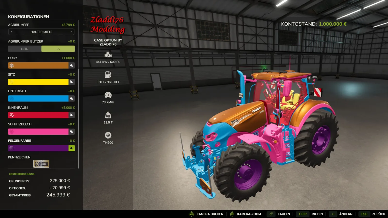 Case Optum Edit FS25