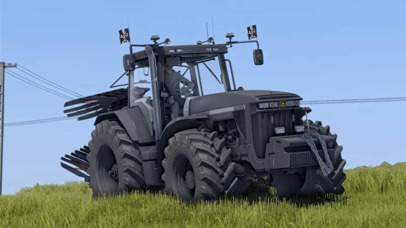 John Deere 8000 Series Dark Style FS25