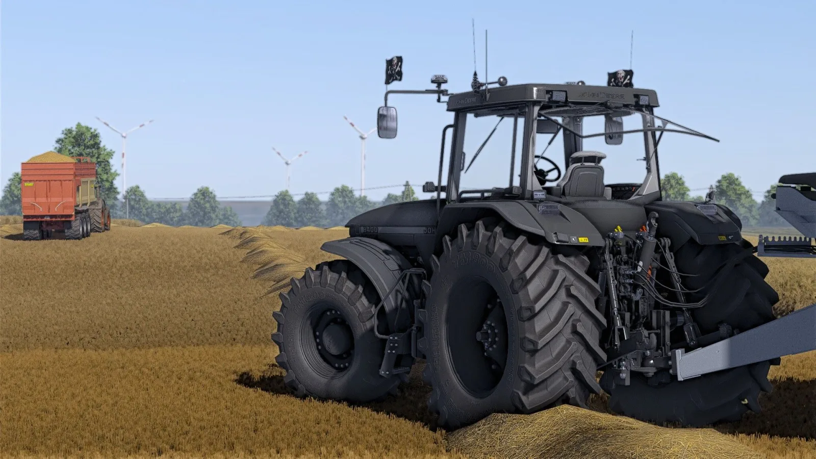 John Deere 8000 Series Dark Style FS25