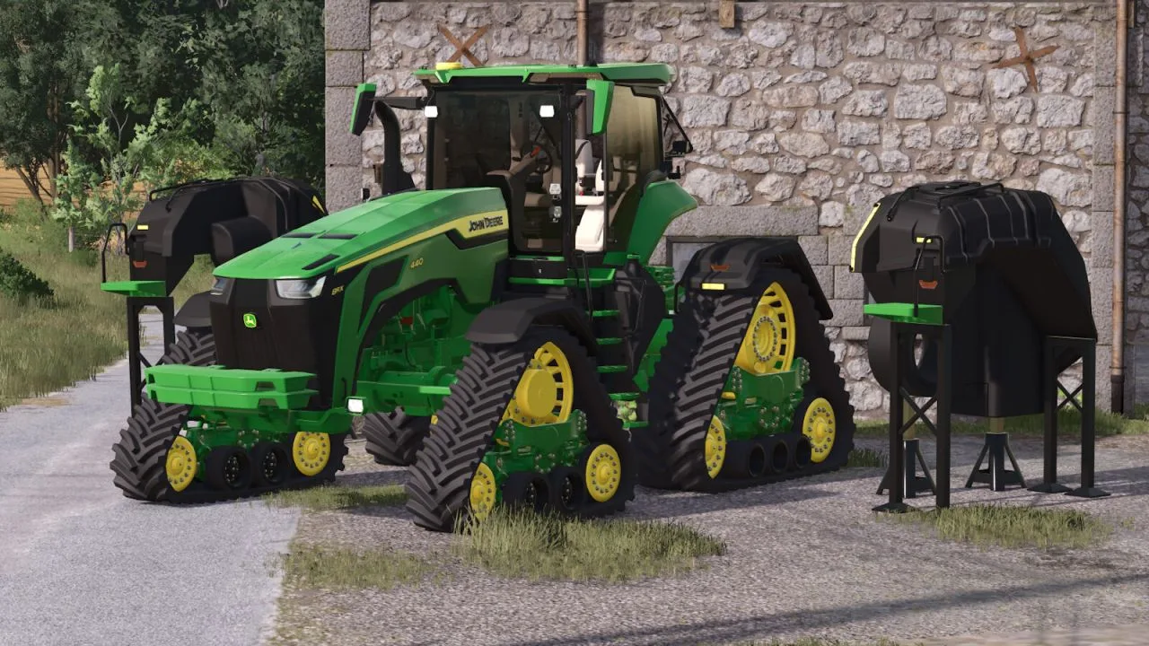 John Deere 8RX540 High Horsepower And Side Tanks FS25