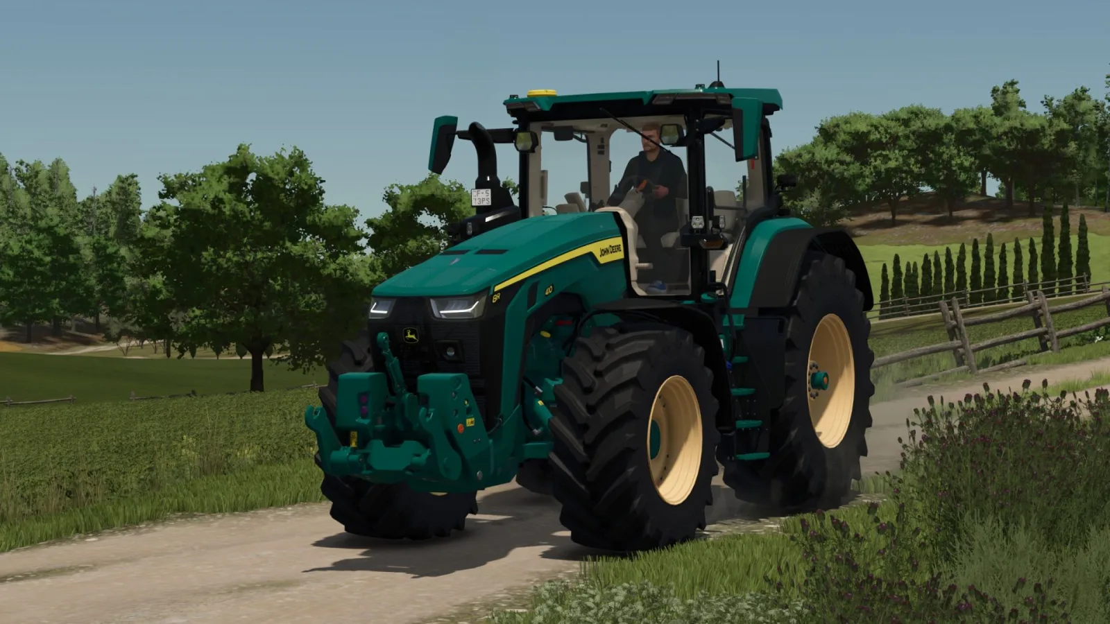 John Deere 8R Alex Blue FS25