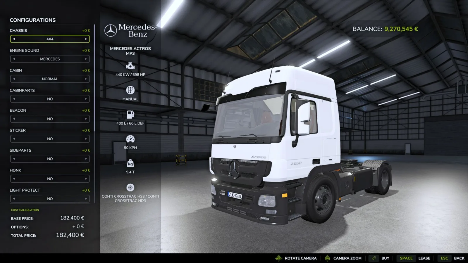 Mercedes Actros MP3 FS25