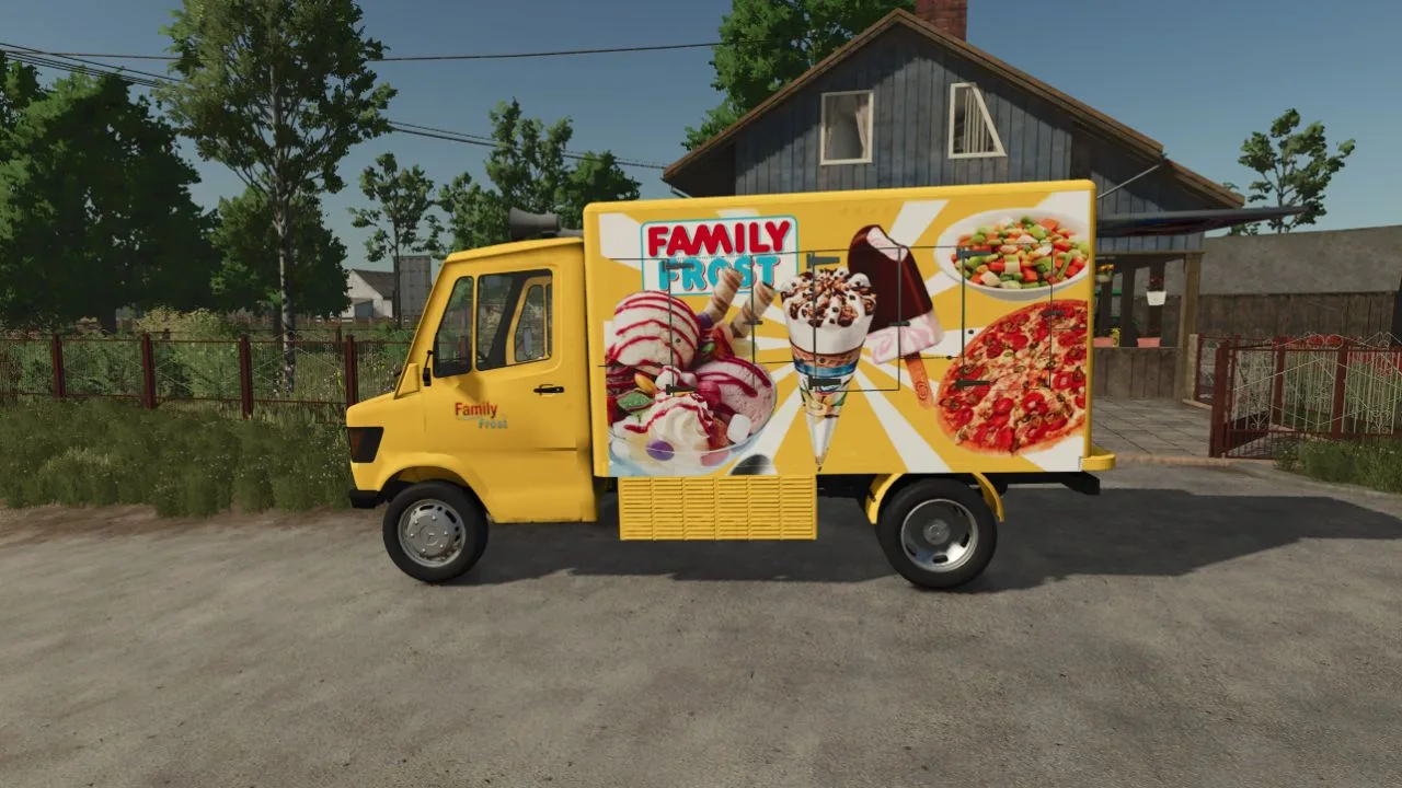 Family Frost ice cream truck FS25