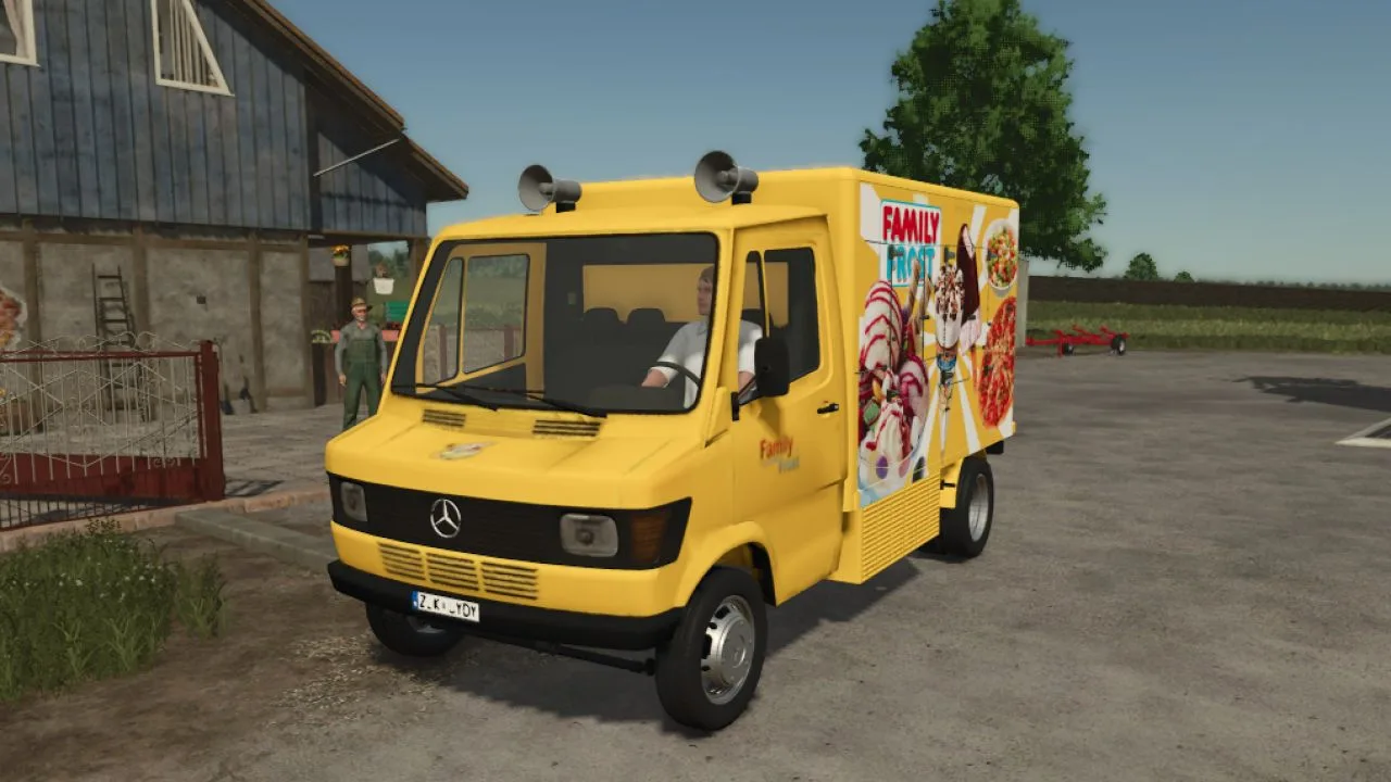 Family Frost ice cream truck FS25