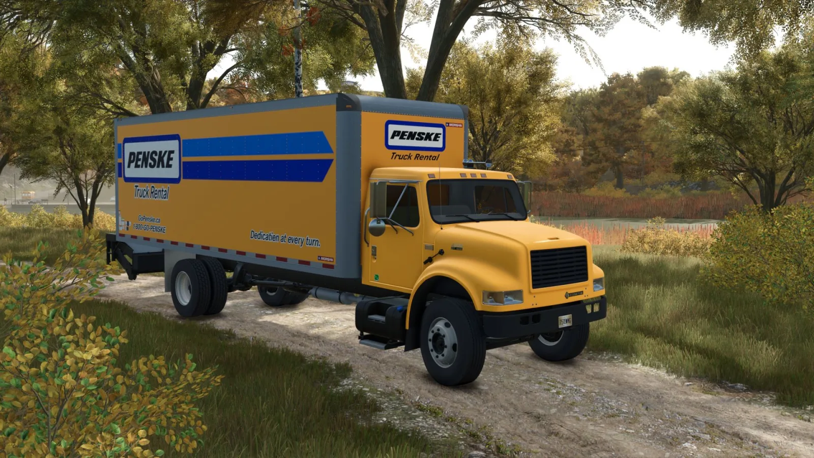 International 4900 Box truck FS25