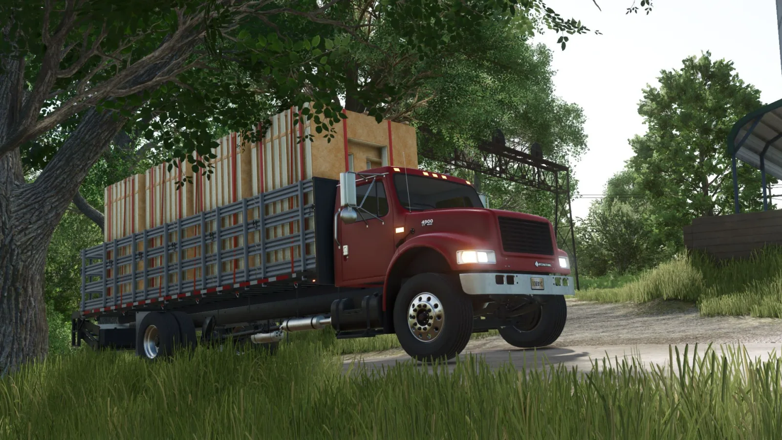 International 4900 Stakebed FS25