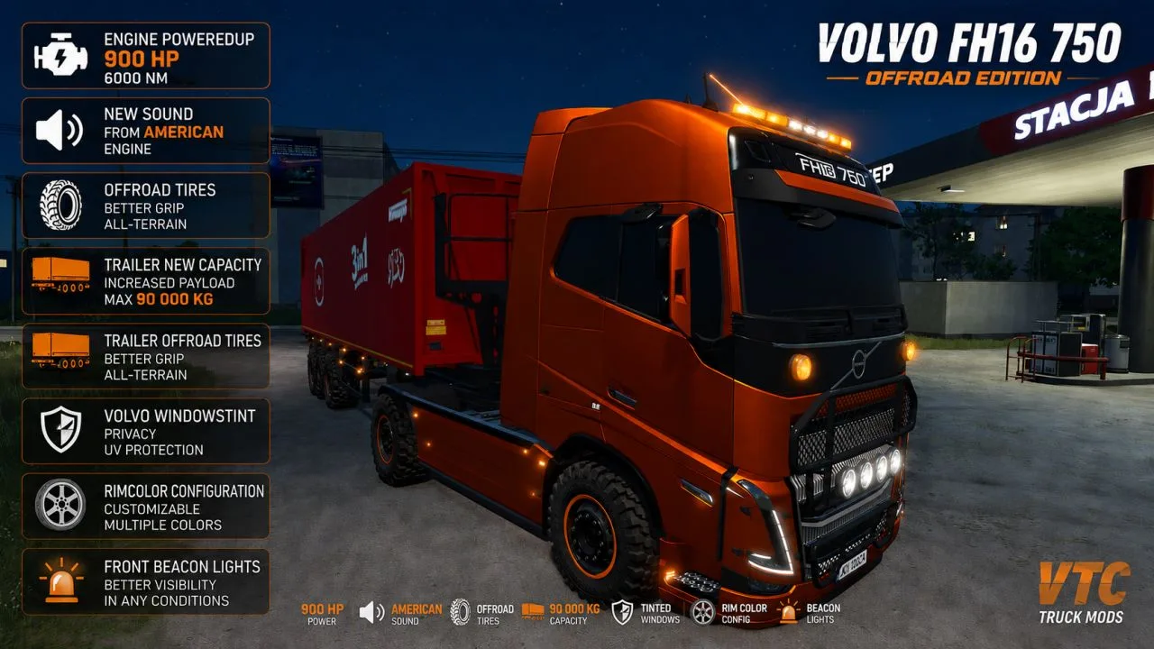 Volvo FH16 PowerMagnum+ FS25