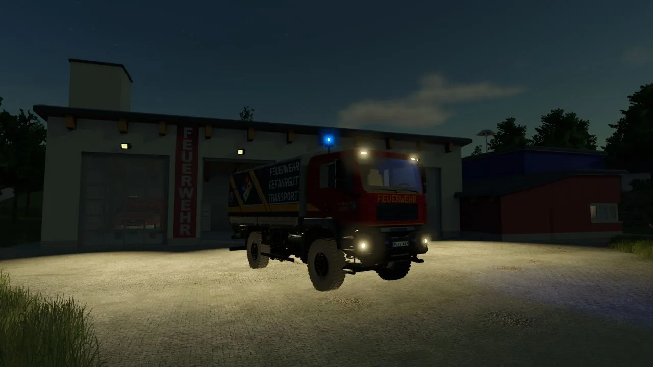 MAN TGA V2 dangerous goods transport FS25